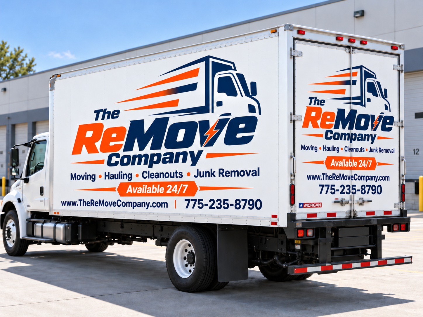 The ReMove Company branded moving truck